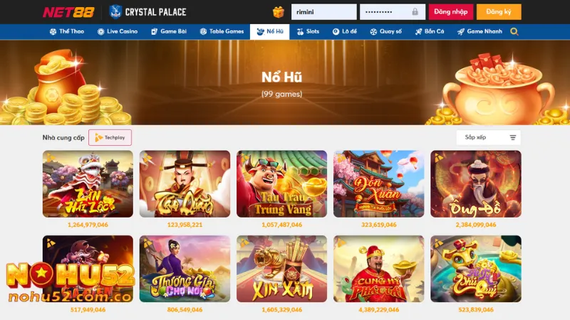 Trải nghiệm game nổ hũ uy tín với khuyến mãi hấp dẫn tại Net88