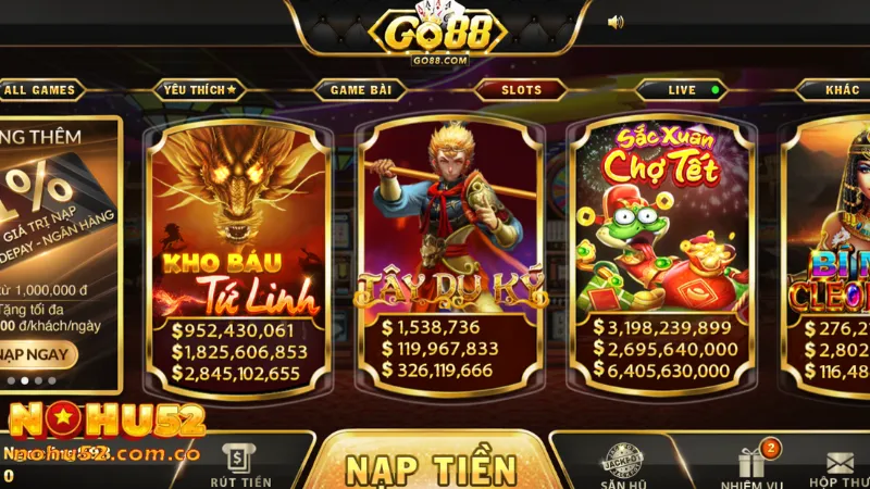 Go88 - Nơi bảo mật an toàn và tỷ lệ thưởng hấp dẫn