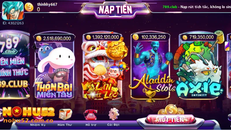 789club mang đến những vòng quay nổ hũ đầy thú vị và phần thưởng lớn